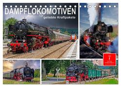 Dampflokomotiven – geliebte Kraftpakete (Tischkalender 2024 DIN A5 quer), CALVENDO Monatskalender von Roder,  Peter