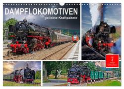 Dampflokomotiven – geliebte Kraftpakete (Wandkalender 2024 DIN A3 quer), CALVENDO Monatskalender von Roder,  Peter
