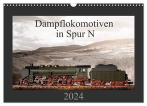 Dampflokomotiven in Spur N (Wandkalender 2024 DIN A3 quer), CALVENDO Monatskalender von Ritter Fotografie,  Christian