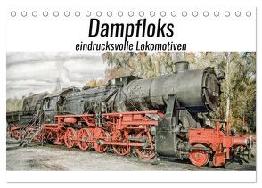 Dampfloks – eindrucksvolle Lokomotiven (Tischkalender 2024 DIN A5 quer), CALVENDO Monatskalender von Brunner-Klaus,  Liselotte