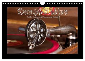 Dampfradios – Antike Radios mit Charme und Patina (Wandkalender 2024 DIN A4 quer), CALVENDO Monatskalender von Haselnusstafel,  Haselnusstafel
