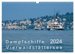 Dampfschiffe Vierwaldstättersee (Wandkalender 2024 DIN A3 quer), CALVENDO Monatskalender von J. Koller 4Pictures.ch,  Alois