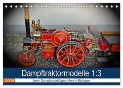 Dampftraktormodelle 1:3 beim Dampfmodellbautreffen in Bisingen (Tischkalender 2024 DIN A5 quer), CALVENDO Monatskalender von Günther,  Geiger