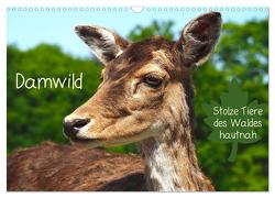 Damwild – stolze Tiere des Waldes hautnah (Wandkalender 2024 DIN A3 quer), CALVENDO Monatskalender von Meyer © Stimmungsbilder1,  Marion
