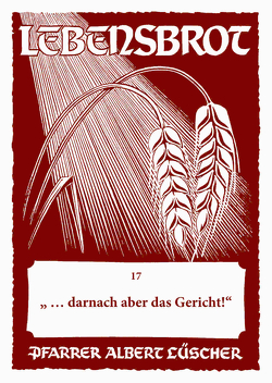 „… danach aber das Gericht.“ von Lüscher,  Albert