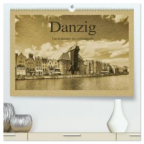 Danzig – Ein Kalender im Zeitungsstil (hochwertiger Premium Wandkalender 2024 DIN A2 quer), Kunstdruck in Hochglanz von Kirsch,  Gunter