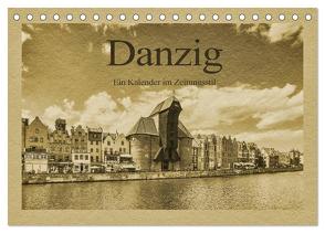 Danzig – Ein Kalender im Zeitungsstil (Tischkalender 2024 DIN A5 quer), CALVENDO Monatskalender von Kirsch,  Gunter