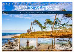 Darßer Weststrand – Fischland Darß Zingst (Tischkalender 2024 DIN A5 quer), CALVENDO Monatskalender von Felix,  Holger