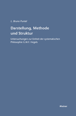 Darstellung, Methode und Struktur von Puntel,  Lorenz B.