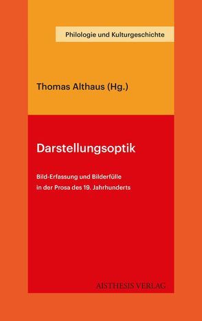 Darstellungsoptik von Althaus,  Thomas, Bauer,  Matthias, Briese,  Olaf, Frank,  Gustav, Göttsche,  Dirk, Kucher,  Primus Heinz, Meierhofer,  Christian, Mergenthaler,  Volker, Pehlke,  Florian, Podewski,  Madleen, Sachs-Hombach,  Klaus, Schmitt,  Christian, Simon,  Ralf, Wehnert,  Christina