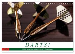 Darts. Konzentration – Sport – Spannung (Wandkalender 2024 DIN A4 quer), CALVENDO Monatskalender von Robert,  Boris