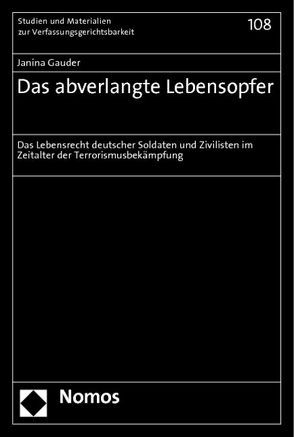 Das abverlangte Lebensopfer von Gauder,  Janina