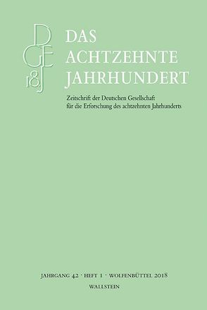 Das achtzehnte Jahrhundert 42/1 von Zelle,  Carsten