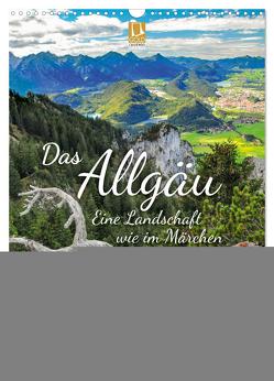 Das Allgäu – eine Landschaft wie im Märchen (Wandkalender 2024 DIN A3 hoch), CALVENDO Monatskalender von Ratzer,  Reinhold