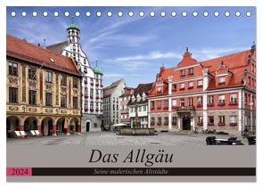 Das Allgäu – Seine malerischen Altstädte (Tischkalender 2024 DIN A5 quer), CALVENDO Monatskalender von Becker,  Thomas