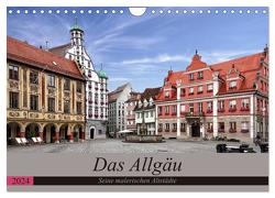 Das Allgäu – Seine malerischen Altstädte (Wandkalender 2024 DIN A4 quer), CALVENDO Monatskalender von Becker,  Thomas
