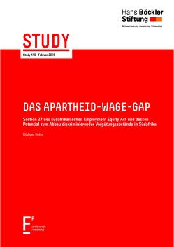 Das Apartheid-Wage-Gap von Helm,  Rüdiger
