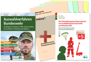 Auswahlverfahren und Einstellungstest Bundeswehr – alles in einem Paket von Guth,  Kurt, Mery,  Marcus, Mohr,  Andreas