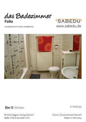 das Badezimmer, SABEDU Box 05, Lehrermaterial, OHP-Folien von Riemann-Eggers,  Margret