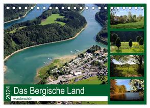 Das Bergische Land – wunderschön (Tischkalender 2024 DIN A5 quer), CALVENDO Monatskalender von Harhaus,  Helmut