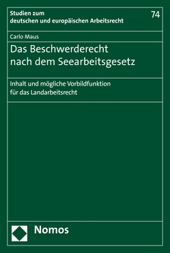 Das Beschwerderecht nach dem Seearbeitsgesetz von Maus,  Carlo