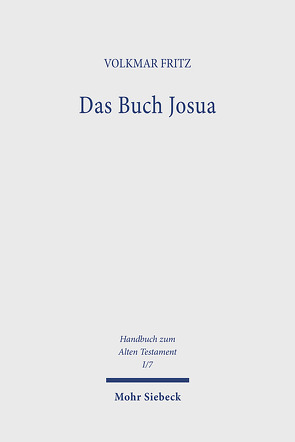 Das Buch Josua von Fritz,  Volkmar