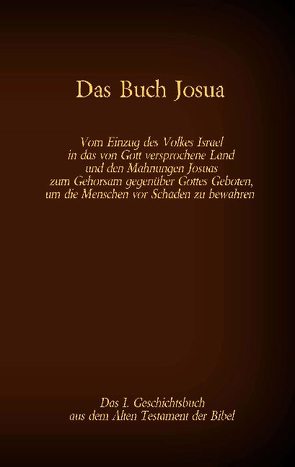 Das Buch Josua, das 1. Geschichtsbuch aus dem Alten Testament der Bibel von Luther,  Martin, Tessnow,  Antonia Katharina