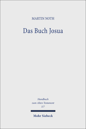 Das Buch Josua von Noth,  Martin