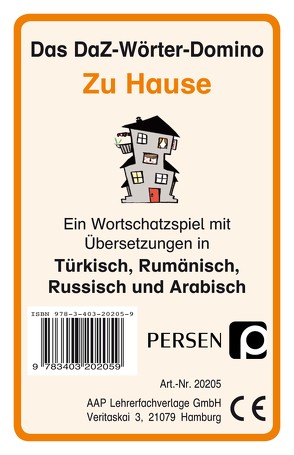 Das DaZ-Wörter-Domino: Zu Hause von Kirschbaum,  Klara, Welfenstein,  Luise