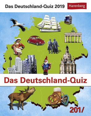 Das Deutschland-Quiz – Kalender 2019 von Breitenfeldt,  Tom, Harenberg, Huhnold,  Thomas