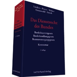 Das Dienstrecht des Bundes von Lenders,  Dirk, Peters,  Cornelia, Weber,  Klaus