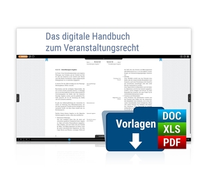 Das digitale Handbuch zum Veranstaltungsrecht von Reschke,  Diplom-Verwaltungswirt,  Werner