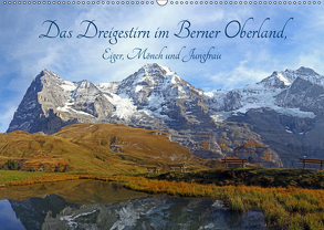 Das Dreigestirn im Berner Oberland. Eiger, Mönch und Jungfrau (Wandkalender 2019 DIN A2 quer) von Albicker,  Gerhard