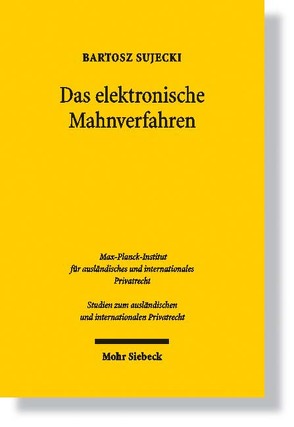 Das elektronische Mahnverfahren von Sujecki,  Bartosz