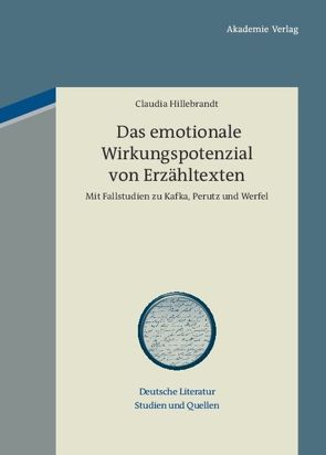 Das emotionale Wirkungspotenzial von Erzähltexten von Hillebrandt,  Claudia