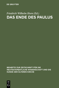 Das Ende des Paulus von Horn,  Friedrich Wilhelm