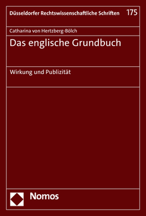 Das englische Grundbuch von von Hertzberg-Bölch,  Catharina