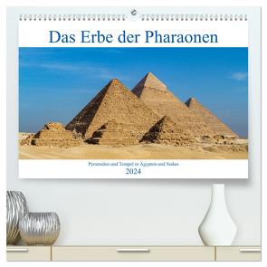 Das Erbe der Pharaonen (hochwertiger Premium Wandkalender 2024 DIN A2 quer), Kunstdruck in Hochglanz von Brack,  Roland