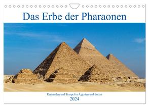 Das Erbe der Pharaonen (Wandkalender 2024 DIN A4 quer), CALVENDO Monatskalender von Brack,  Roland