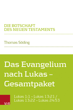 Das Evangelium nach Lukas – Gesamtpaket von Klaiber,  Walter, Söding,  Thomas