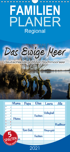 Das Ewige Meer – Familienplaner hoch (Wandkalender 2021 , 21 cm x 45 cm, hoch) von Dreegmeyer,  Hardy