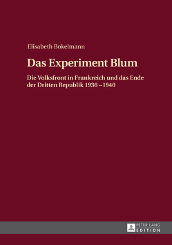Das Experiment Blum von Bokelmann,  Elisabeth