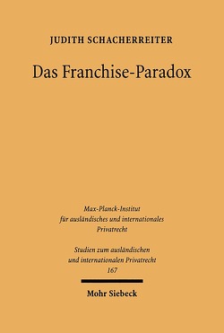 Das Franchise-Paradox von Schacherreiter,  Judith