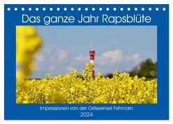 Das ganze Jahr Rapsblüte (Tischkalender 2024 DIN A5 quer), CALVENDO Monatskalender von Kaminski,  Ida