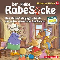 Das Geburtstagsgeschenk, Das Superfernrohr, Der Erfinderwettbewerb (Der kleine Rabe Socke – Hörspiele zur TV Serie 8) von Diverse, Grübel,  Katja, Hofmann,  Louis, Strathmann,  Jan, Thalbach,  Anna, Weis,  Peter