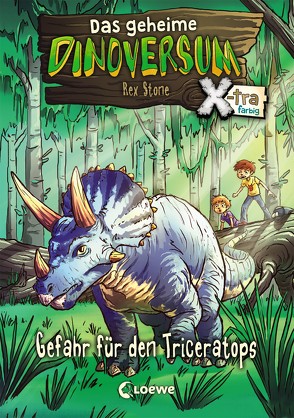 Das geheime Dinoversum Xtra 2 – Gefahr für den Triceratops von Karl,  Elke, Lipkowski,  Ron, Reinki,  Kaja, Stone,  Rex