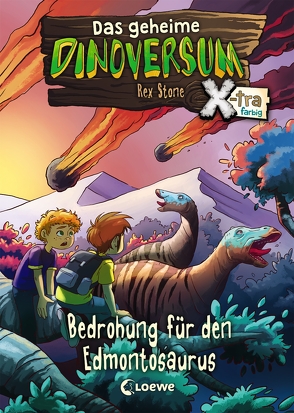 Das geheime Dinoversum Xtra 6 – Bedrohung für den Edmontosaurus von Karl,  Elke, Lipkowski,  Ron, Reinki,  Kaja, Stone,  Rex
