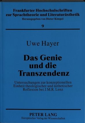Das Genie und die Transzendenz von Hayer,  Uwe