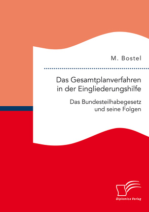 Das Gesamtplanverfahren in der Eingliederungshilfe: Das Bundesteilhabegesetz und seine Folgen von Bostel,  M.