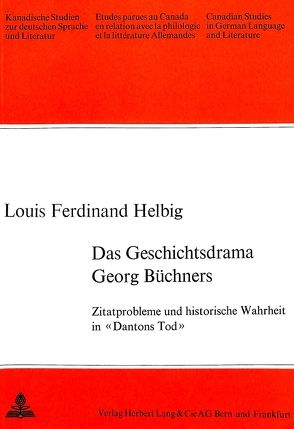 Das Geschichtsdrama Georg Büchners